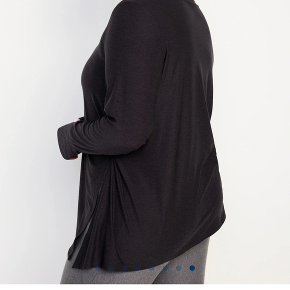 NWT OLD NAVY CloudMotion Side-Tie Tunic COLOR Black Jack SIZE LARGE - Picture 8 of 9